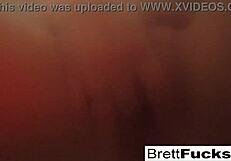 busty brett rossi bathes, getting real horny in the tub