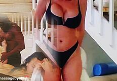 former pornstar lezley zen visits for tempting massage