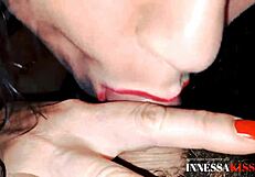 Sucking Husband's Sluggish Cock In Home Video