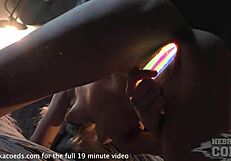 Samanta stretches tiny gash!