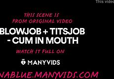 Big boobs and big cock: The two supplements are a match made in heaven for a blowjob