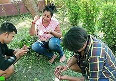 Wife Caught Husband and Fucked Hard with Friend in Hot 3some