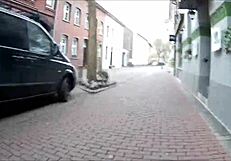 Intense Norwegian Legging Fetish in Outdoor Setting