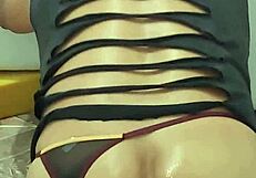 Gay guy moans loudly on huge silicone cock 😍