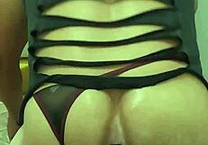 Gay guy moans loudly on huge silicone cock 😍