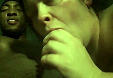 A couple enjoys a homemade head massage