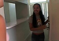 Wow! Petite teen fingering her girlfriend's little pussy this summer!