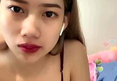 this sexy girl on bigo live is really turning up the heat