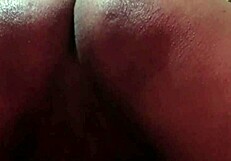 My aunt's big ass shakes enticingly while riding