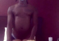 pretty brown girl with a big black cock