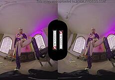 Carly Rae Summers rides trimmed pussy in bold VR cosplay as Ivy Valentine.