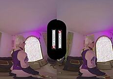 Carly Rae Summers rides trimmed pussy in bold VR cosplay as Ivy Valentine.