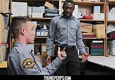 guard fucks guard's ass quietly