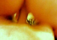 She rides my massive cock with her big ass bouncing wildly