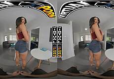 Wow! French Anal Lesson with Cassie Del Isla in VR