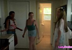 let's share this big cock before the party, they said