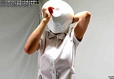 Old Man In Mask Explores Fetish