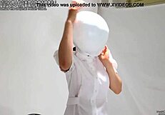 Old Man In Mask Explores Fetish