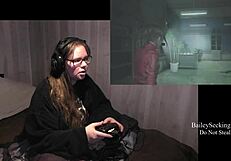 Big Tits Brunette Strips In Resident Evil 2