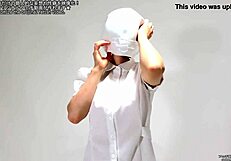 Old Man In Mask Explores Fetish