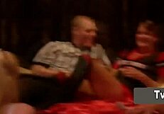 a newbie amateur swinger couple joined the swing mansion today