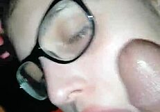 beautiful brunette sucking big cock