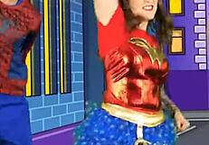 alyssa from bounce patrol with natural tits clothed