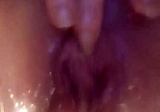 The mature woman reaches orgasm while masturbating and thinking of me