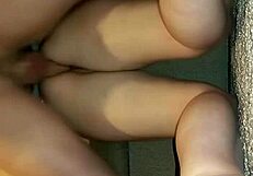 homemade video on the sofa with amateurs.