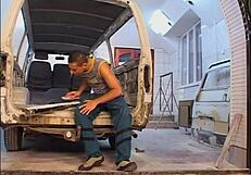 Worker fucks milf owner