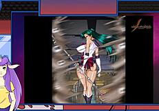 Sailor Pluto's Tentacle Encounter with Asian Sailor Moon