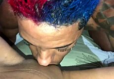 Amateur 18 year old Latina takes monster cock POV