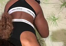 Amateur 18 year old Latina takes monster cock POV