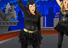 alyssa from bounce patrol with natural tits clothed