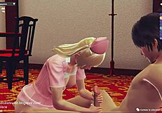 3D sex game with blonde nurse and 29v0 tag