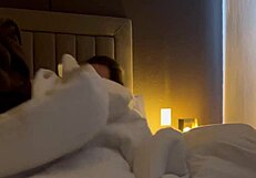 My lover resisted recording but ended up filming my tongue on her