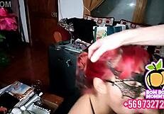 how deep can this submissive chilenita take my monster cock in 4k pov?