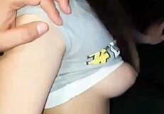 Skinny Puerto Rican teen 18+ influencer gets creampied by big monster cock in amateur sex.