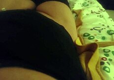 milf alone at night playing quietly