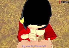 boa hancock gives blowjob pov