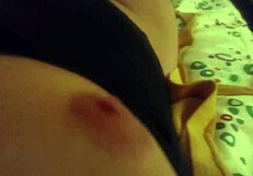 milf alone at night playing quietly