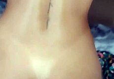 Thirsty Wife Drinks Cum From Cup In Stockings