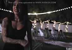 brides vindictive stepsister sabotages her wedding with rough group sex