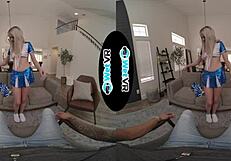 Wetvr Coach Bangs Cheerleader Cecelia Taylor