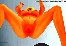 Having wild sex in the hallway while dancing to music with futanari hentai vibes.