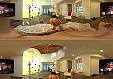 sexlikereal blonde milf shows you the way in vr360 60fps