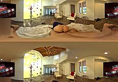 sexlikereal blonde milf shows you the way in vr360 60fps