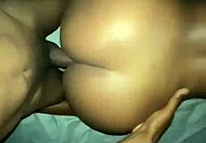 Ebony Gay Couple Engages in Bareback Fucking Reality Scene