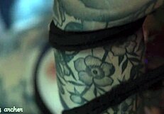 Bound Girl Gags on Jovan Jordan's Monster Cock