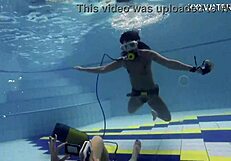 hey adeline, why are you letting a girl film you naked by the pool today?